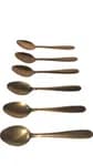 6 Golden stainless steel spoon (Pack of 6)