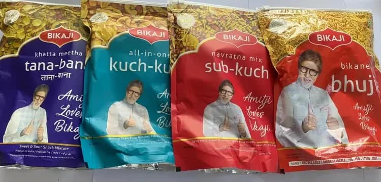 Combo Snacks Bikaji Tana Bana 360 Gm Kuch Kuch 360 Gm Sub Kuch 360 Gm Bhujia 360 Gm Packet