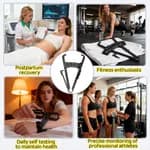 Body Fat Caliper - Handheld BMI Body Fat Measurement Device - Body Fat Analyzer -Skinfold Caliper Measures Body Fat with Chart and Manual