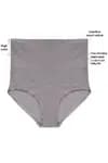 Zivame Tummy Control Midwaist Hipster Panty - Grey