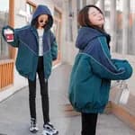 Jacket Oversized Cotton Hoodies For Ladies by Kabs