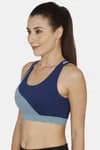 Zelocity Sports Bra With Removable Padding - Adriatic Blue