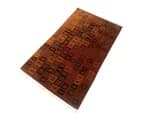 Rusty Modern Nepali Hand-Knotted Galaicha - 60 Knots, 94x157 Cm