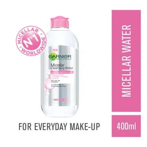 Micellar Cleansing Water For Sensitive Skin | Make-Up Remover & Cleanser - Removes makeup, dirt & impurities & Hydrates Skin 400ml