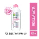 Micellar Cleansing Water For Sensitive Skin | Make-Up Remover & Cleanser - Removes makeup, dirt & impurities & Hydrates Skin 400ml