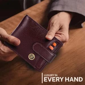 Hammonds Flycatcher RFID Protected Genuine Leather Brown Wallet For Men ( HF 502 BR)