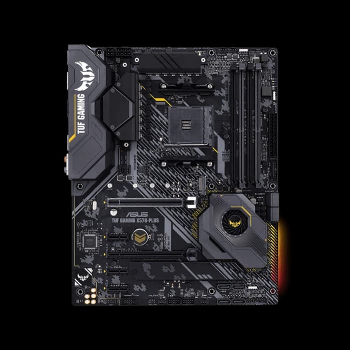 ASUS TUF GAMING X570-PLUS, AMD AM4 X570 ATX gaming motherboard with PCIe 4.0, dual M.2, 14 Dr. MOS power stages, HDMI, DP, SATA 6Gb/s, USB 3.2 Gen 2 and Aura Sync RGB lighting