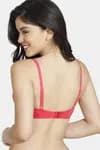 Zivame Beautiful Basics Double Layered Non Wired 3/4th Coverage T-Shirt Bra - Teaberry