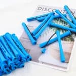 Plastic Hair Perm Rods Set – Heatless Hair Curlers & Rollers with Rubber Band for Women 10Pcs