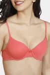 Zivame Summer Love Push Up Wired Medium Coverage Bra-Georgia Peach