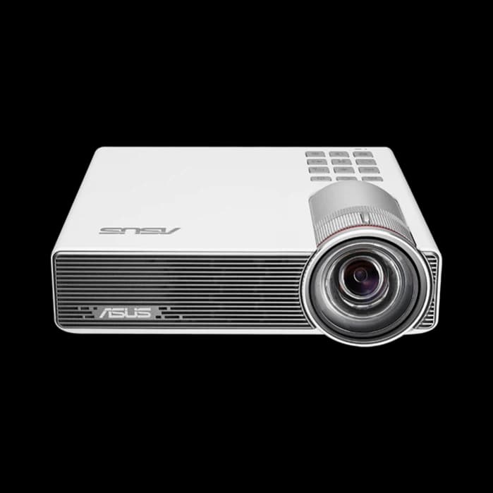 ASUS P3B Portable LED Projector, 800 Lumens, WXGA (1280*800), Built-in 12000mAh Battery, Short Throw, Up to 3-hour Projection, Power Bank, Multimedia Player