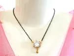 Gold Plated Fine Design Stone Mangalsutra