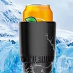 Smart Cooling & Heating Car Cup Holder | 2-in-1 Temperature Control | Portable Auto Cup Warmer & Cooler for Car | USB Powered