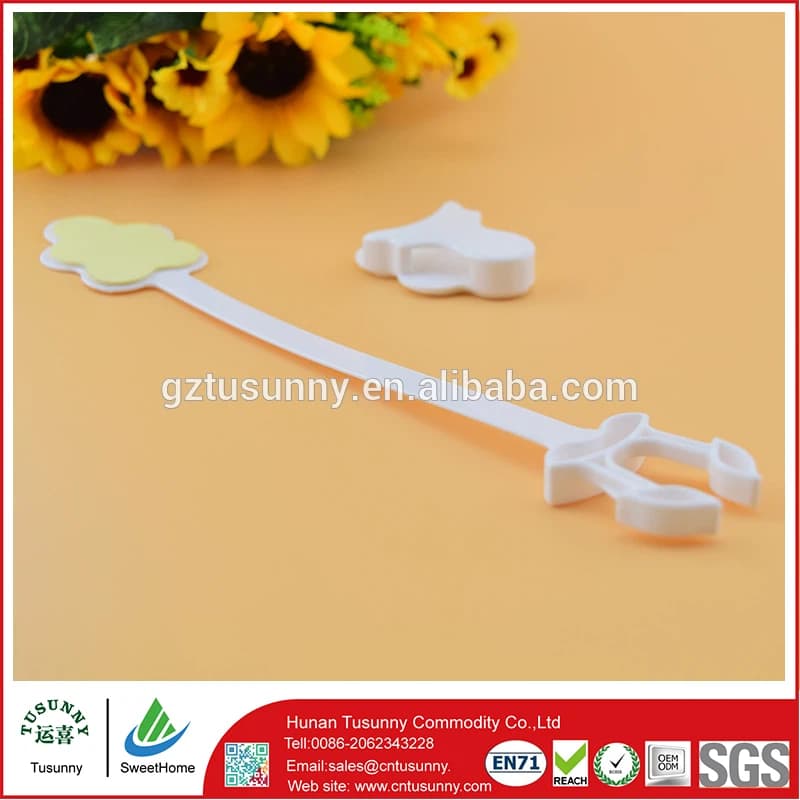 Babycare White Cabinet/Toilet Lock For Baby Safety