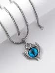 Devil Eye Pendant Necklace for Men/Boys - Stainless Steel