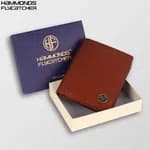 Hammonds Flycatcher RFID Protected Tan NDM Leather Wallet For Men (HF 514 MS)