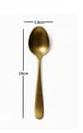 6 Golden stainless steel spoon (Pack of 6)