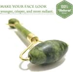 Natural Green Jade Facial Roller & Gua Sha Set – 2-in-1 Skin Rejuvenation Kit