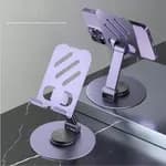 Adjustable Full Metal Phone Holder 360° Rotation Aluminum Stand for Mobile Devices