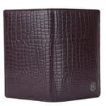 Hammonds Flycatcher Croco Brown Passport Holder