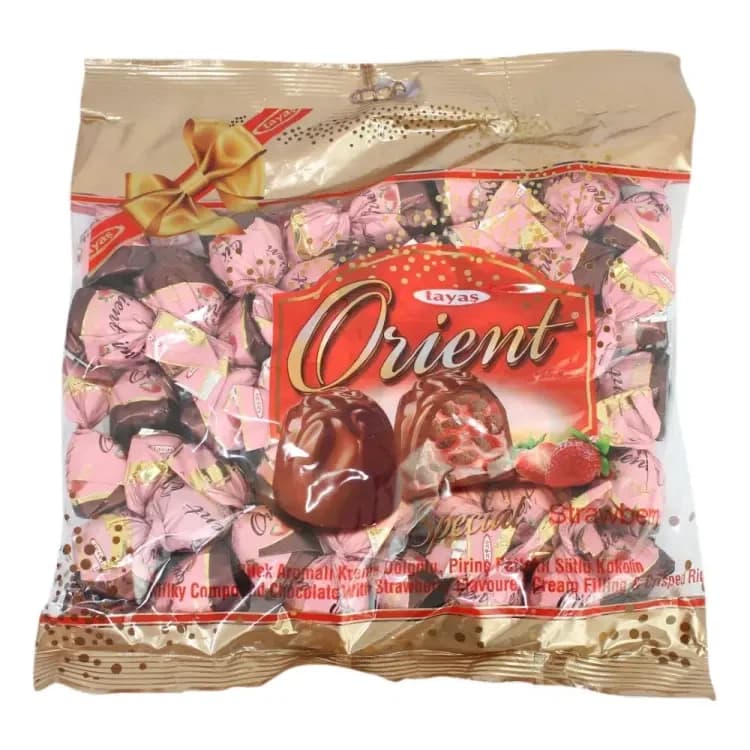 Orient Strawberry Flavor Chocolate - 400 Gm