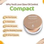 Mamaearth Glow Oil Control Compact With SPF 30 - 9g |Ivory Glow