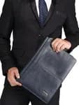 HAMMONDS FLYCATCHER Hammond Flycatcher Genuine Leather File Folder For Unisex.