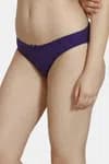 Zivame (Pack of 3) Bikini Low Rise Anti-Microbial Panty For Women - Purple Blue Navy