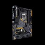 ASUS TUF Z390-PLUS GAMING, Intel Z390 ATX gaming motherboard with OptiMem II, Aura Sync RGB LED lighting, DDR4 4266+ MHz support, 32Gbps M.2, Intel Optane memory ready, and native USB 3.1 Gen 2.