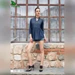 FuLoo Carbon Denim Tops for Women # 1023