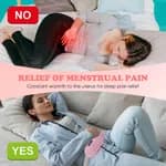 Portable Wireless Menstrual Heating Pad - 4-Speed Vibration & Fast Heating Relief Belt for Period Cramps