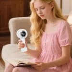 Mini HandHeld Turbo Fan Upto 100 Gear Speed,Upto 6 Hours Backup