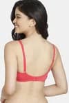 Rosaline Essentials Double Layered Non Wired 3/4th Coverage Bra - Teaberry
