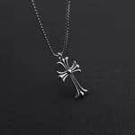 Chrome Hearts Cross Pendant Necklace for Men & Women – Stainless Steel Chain Jewelry