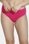 Zivame Anti-Microbial Low Rise Hipster Panty (Pack of 2) For Women - Pink Red