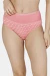 Zivame (Pack of 2) Tummy Tucker Hipster High Rise Anti-Microbial Panty For Women - Wind Pt Cabbage