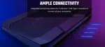 NOTEBOOK COOLER, NotePal X150 Spectrum, USB 2.0 HUB X 3, TYPE C, RGB STRIP
