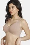 Zivame Basics Double Layered Non Wired 3/4th Coverage Bra-Skin