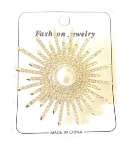 Crystal Sunshine Brooch-1Pcs