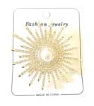 Crystal Sunshine Brooch-1Pcs