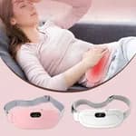 Premium Period Belt | Menstrual Cramp Relief Heating Belt for Women | Electric Warming Pad with Vibration Massage | 3 Temperature Levels | USB Rechargeable | Portable Pain Relief Waist & Abdominal Heating Pad