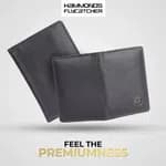 Hammonds Flycatcher Grey Unisex Genuine Leather Card Holder