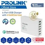 Prolink 6-Port USB Charger with IntelliSense 60W - PDC66001
