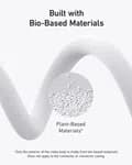 Anker 543 USB-C to USB-C Cable (Bio-Based) (A80E2021) (140w,6ft,white)
