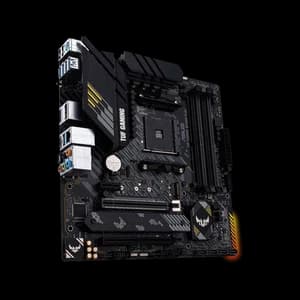 ASUS TUF GAMING B550M-PLUS, AMD B550 (Ryzen AM4) micro ATX gaming motherboard with PCIe 4.0, dual M.2, 10 DrMOS power stages, 2.5 Gb Ethernet, HDMI, DisplayPort, SATA 6 Gbps, USB 3.2 Gen 2 Type-A and Type-C, and Aura Sync RGB lighting support