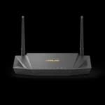 ASUS RT-AX56U - Dual Band WiFi 6 (802.11ax), GIGABIT, 1800 MBPS, 256 MB Flash, 512 MB RAM, USB Port, 2 YRS