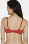 Zivame Double Layered Non Wired 3/4th Coverage Sag Lift Bra - Dusty Cedar