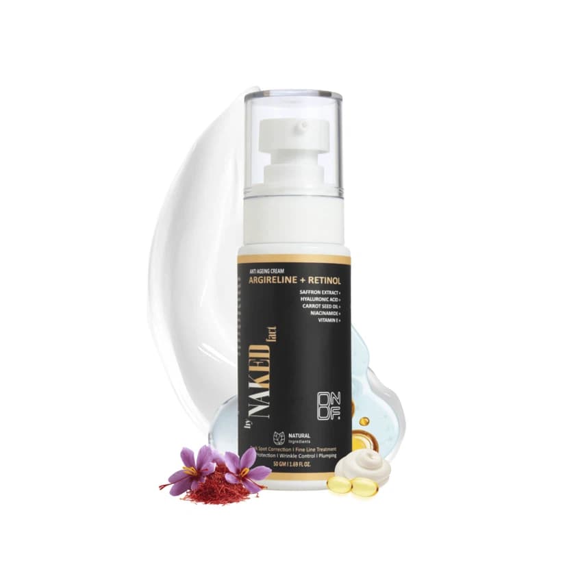 Argireline + Retinol Anti Ageing Cream| Lightweight Cream for Age Spots, Fine Lines and Wrinkles | Collagen Boosting, Hydrating & Overnight Repair | For All Skin Types - 50gm