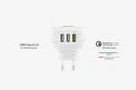 Prolink 3-Port Travel Wall Charger 30W - PTC32501