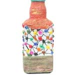 Hot Glue Bubble Hand Print Handmade Craft Bottle For Decoration